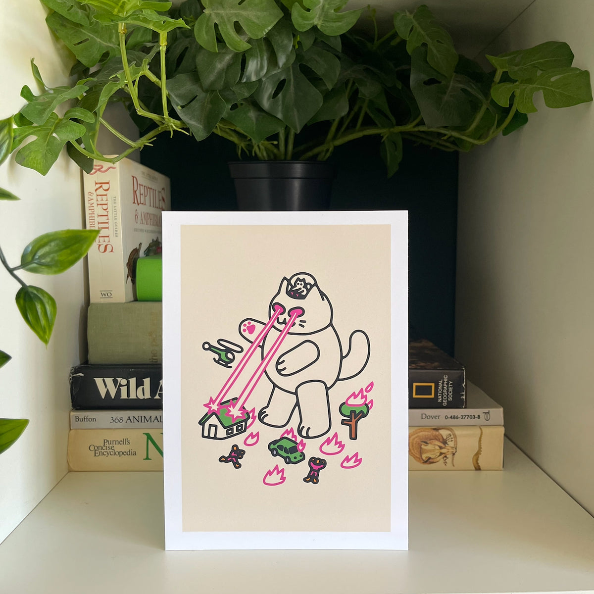 "Cat Mech" Art Print