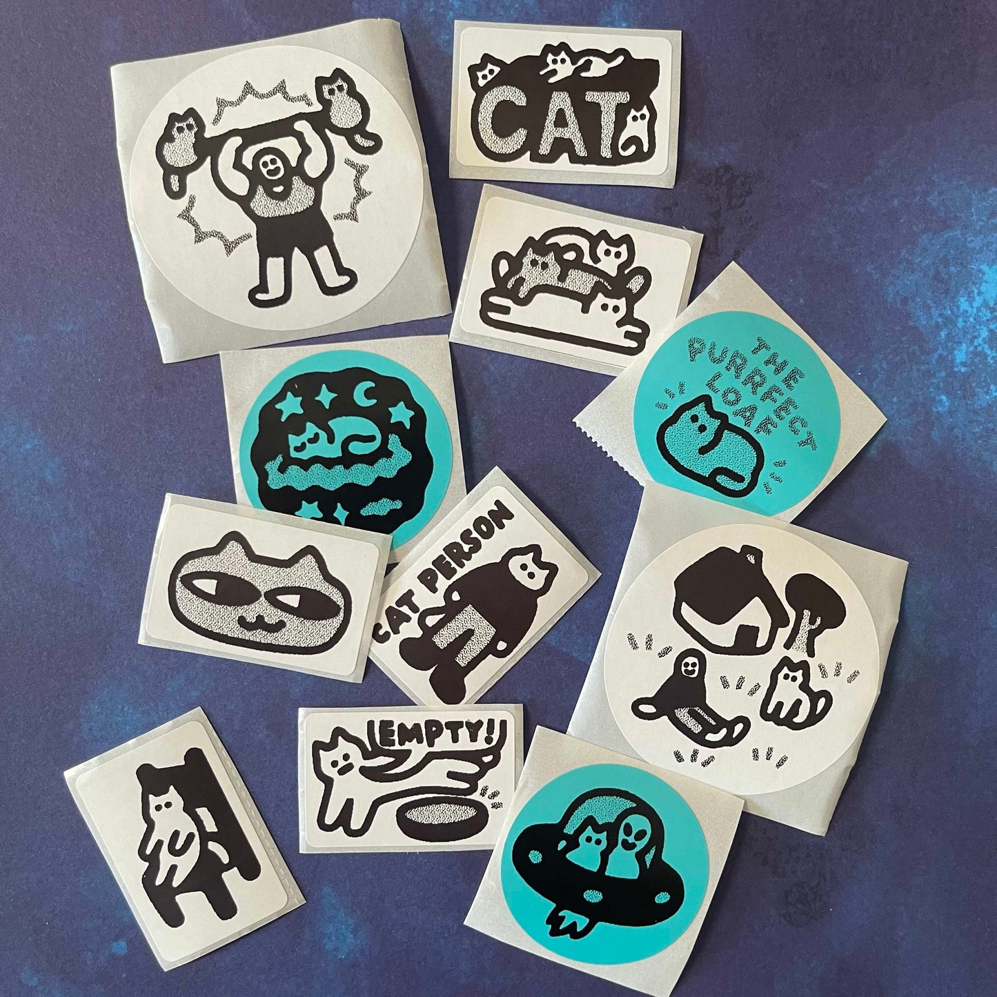 "CATS" Thermal Sticker Pack
