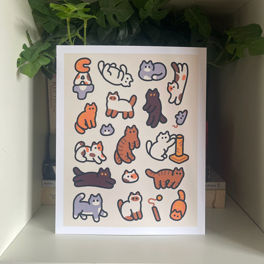 "CAT" Art Print