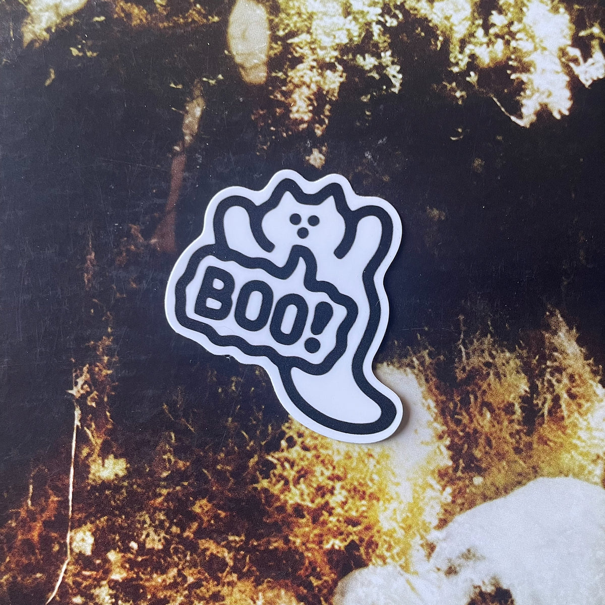 "Ghost Cat" Vinyl Sticker
