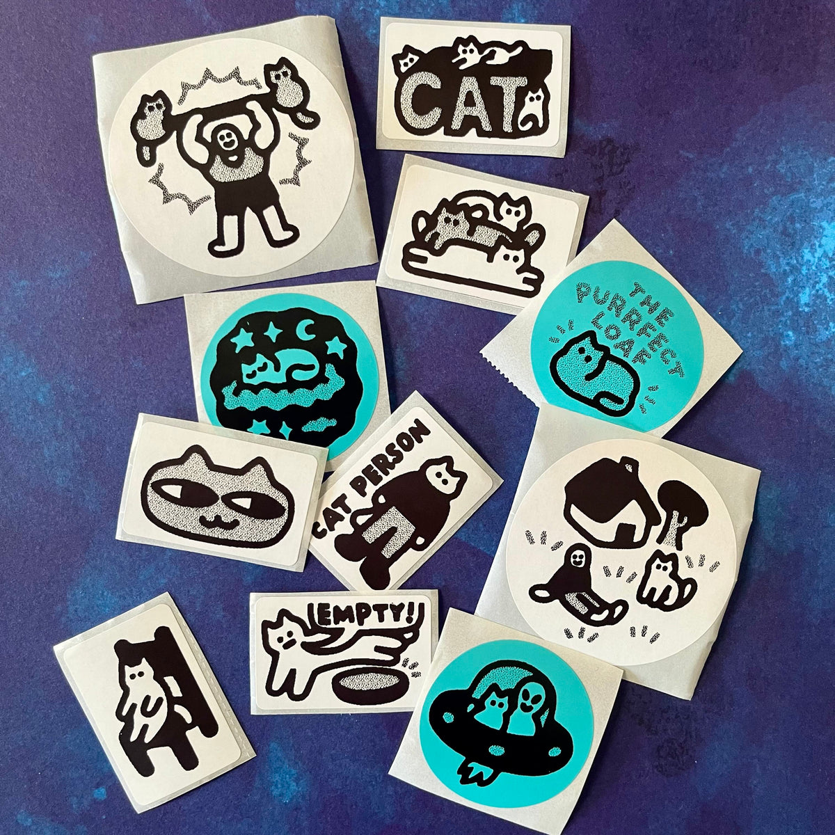 "CATS" Thermal Sticker Pack