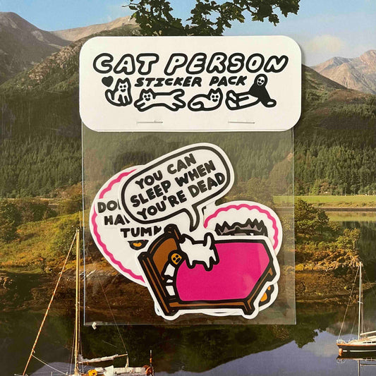 "Cat Person" Vinyl Sticker Pack