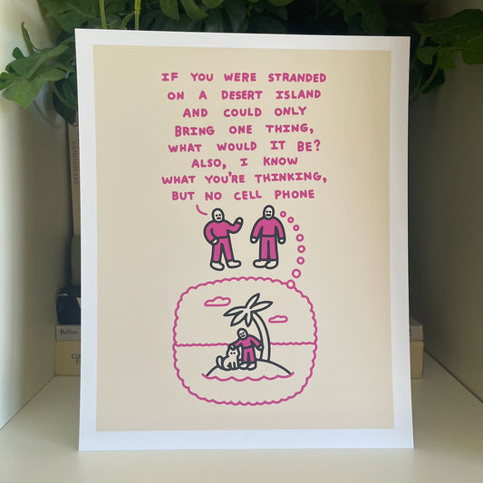 "Desert Island" Art Print