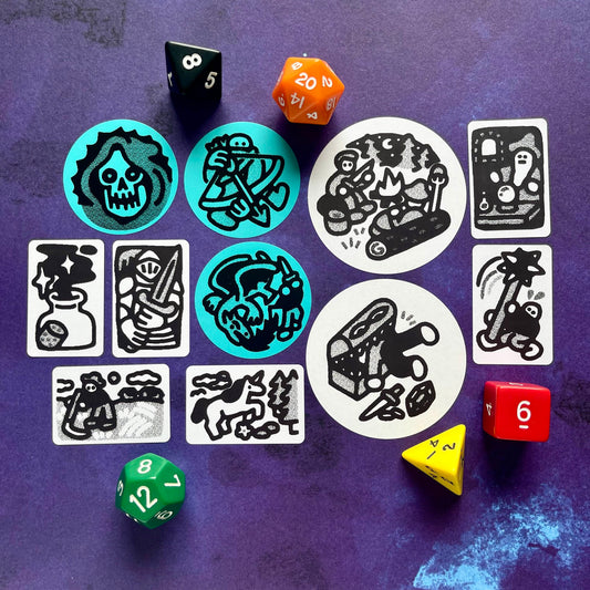 "FANTASY" Thermal Sticker Pack