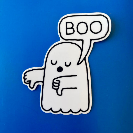 "Ghost of Disapproval" Vinyl Sticker