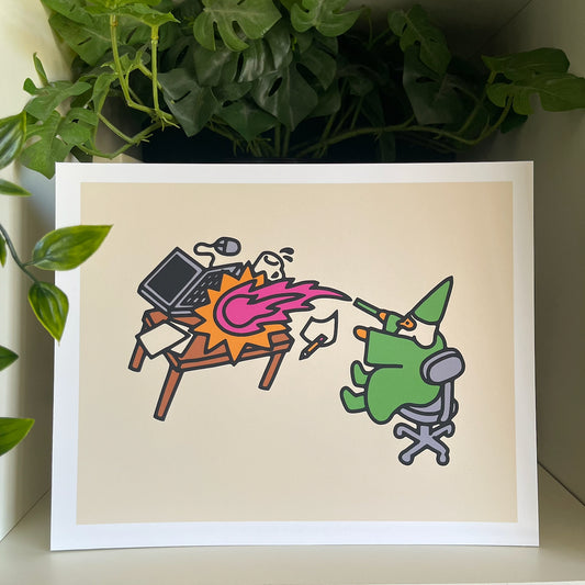 "Tech Wiz" Art Print