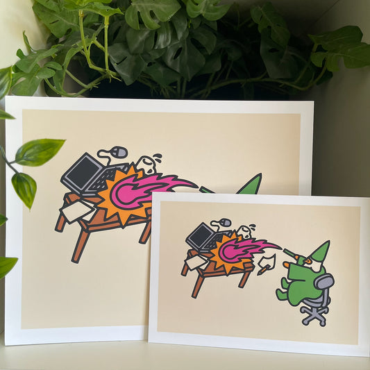 "Tech Wiz" Art Print